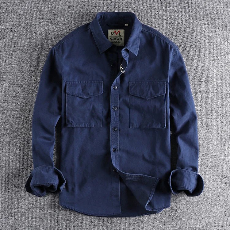 HUGU Men's London Cargo Shirt for Stylish Comfort and Versatility
