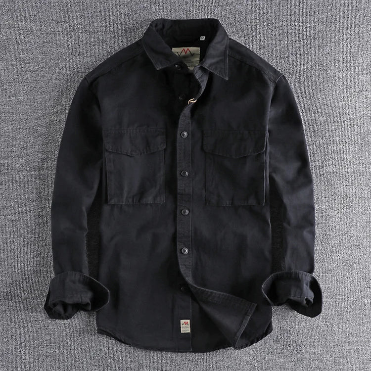 HUGU Men's London Cargo Shirt for Stylish Comfort and Versatility