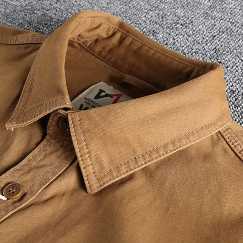 HUGU Men's London Cargo Shirt for Stylish Comfort and Versatility