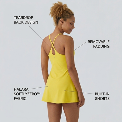 Plush Backless Active Dress