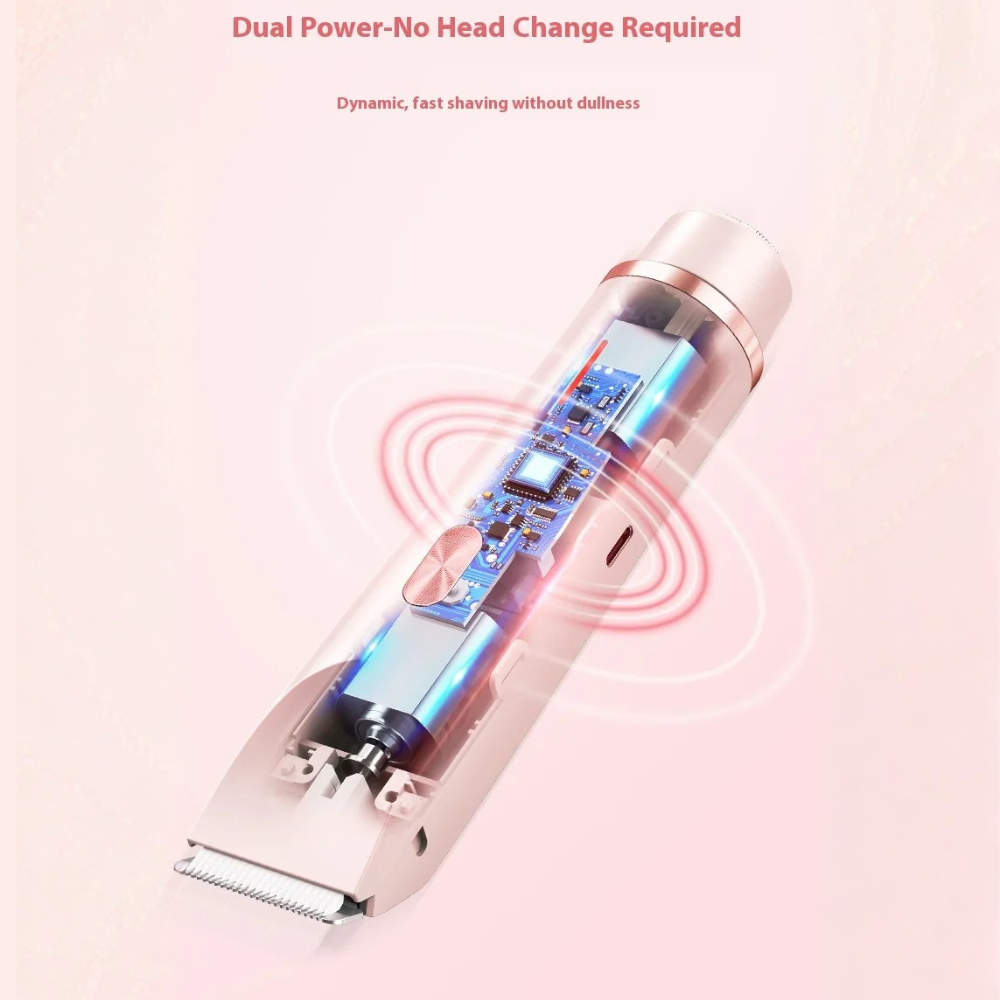 Bikini Hair Trimmer Painless 2 in 1