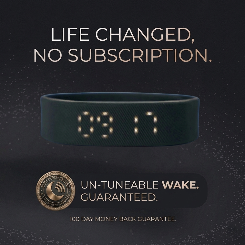 100% Wake-Up Alarm - Never Snooze