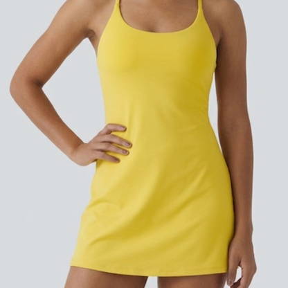 Plush Backless Active Dress