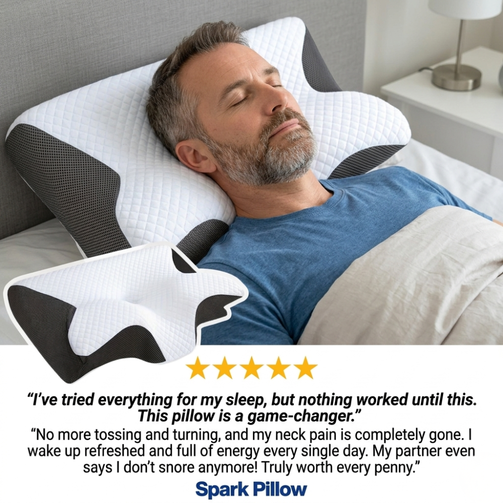 The Pillow That Silences Snoring - By Fixing Your Sleep Posture | 10-Year Sale 60% OFF