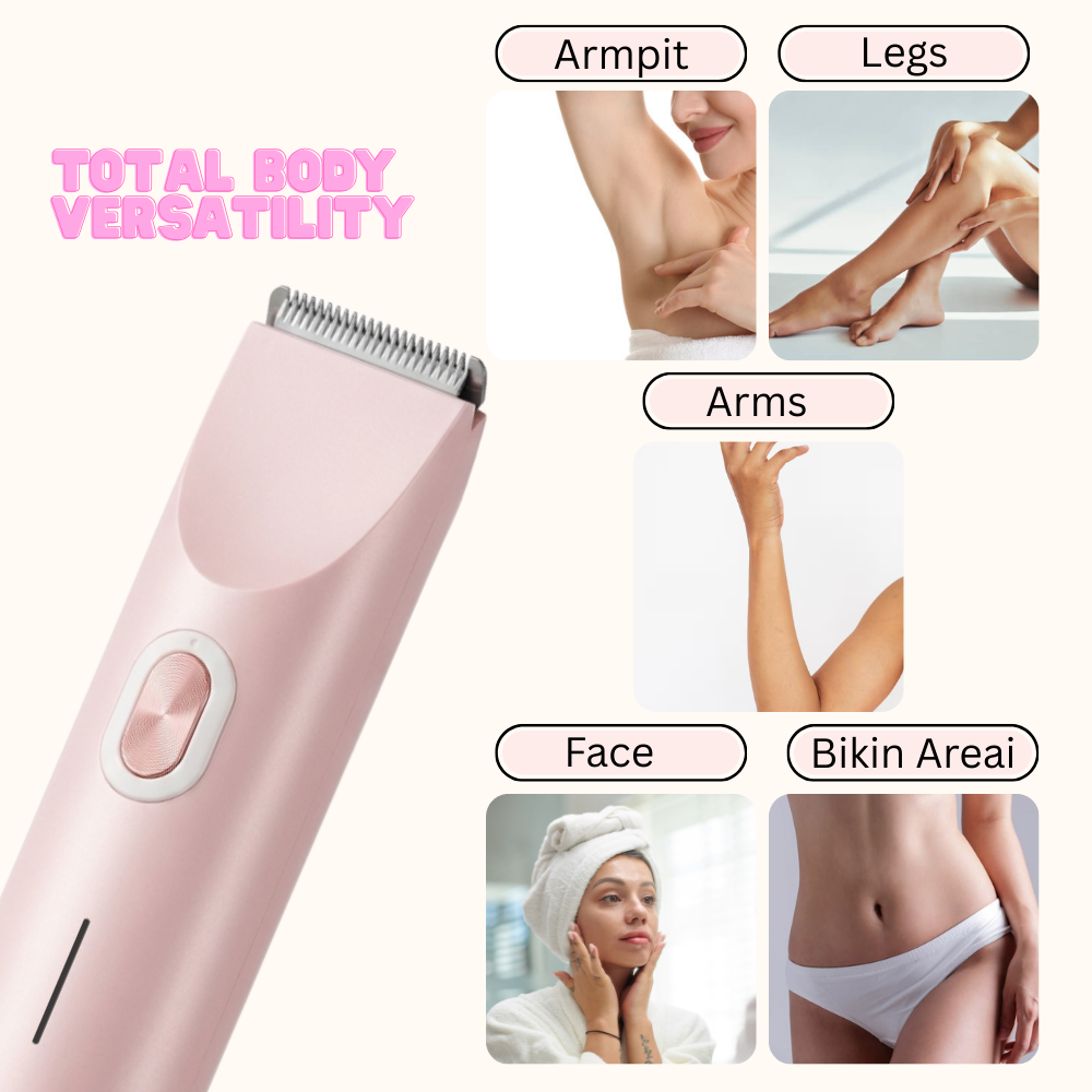 Bikini Hair Trimmer Painless 2 in 1