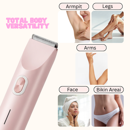Bikini Hair Trimmer Painless 2 in 1
