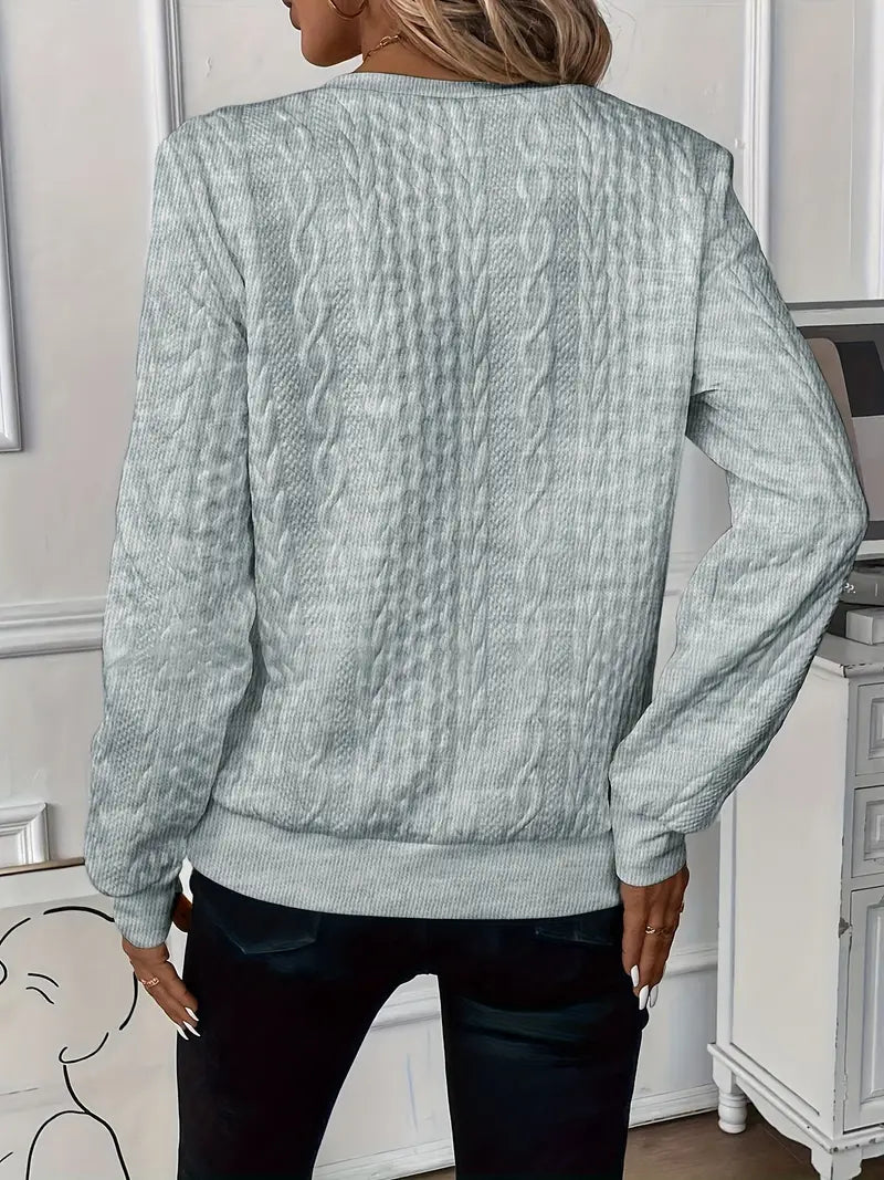AMIA Sweater with Zipper - Stylish Comfort for All Seasons
