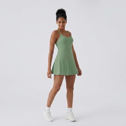 Plush Backless Active Dress
