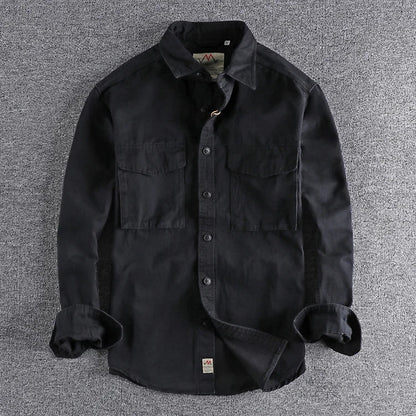 HUGU Men's London Cargo Shirt for Stylish Comfort and Versatility