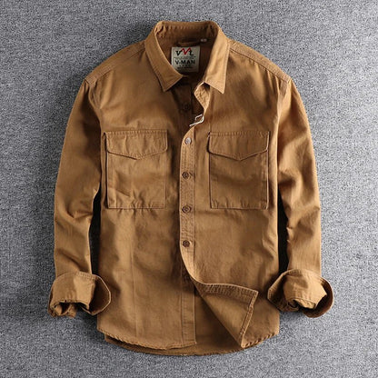HUGU Men's London Cargo Shirt for Stylish Comfort and Versatility