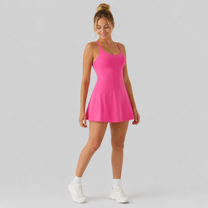 Plush Backless Active Dress